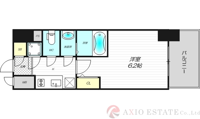 9階の間取り図