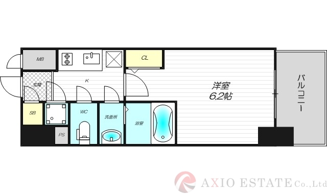 4階の間取り図
