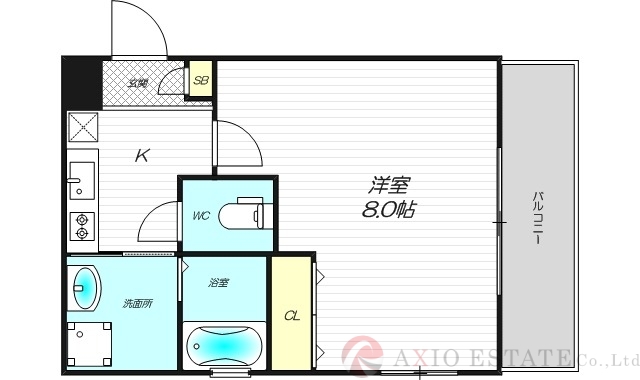 3階の間取り図