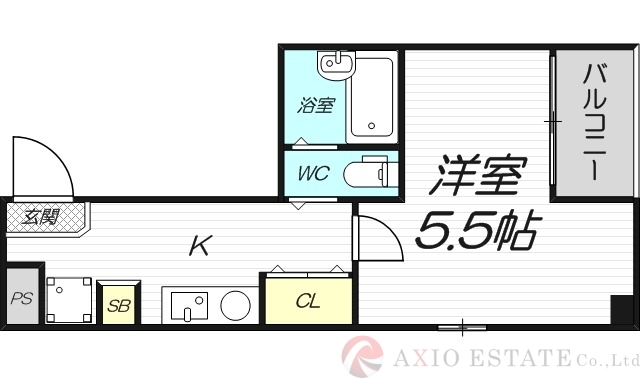 5階の間取り図