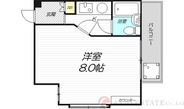 2階の間取り図