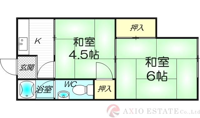 2階の間取り図