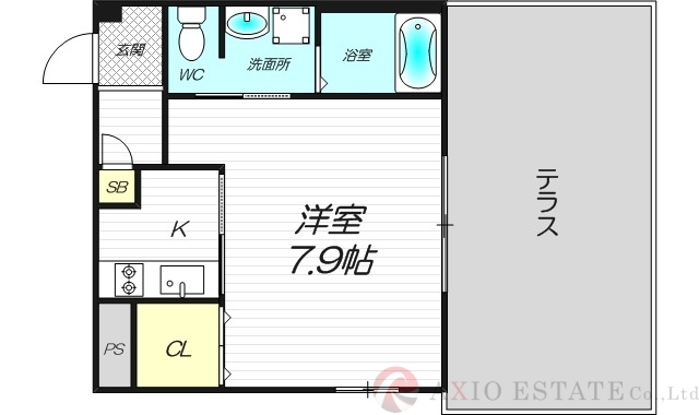 1階の間取り図