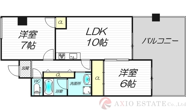 4階の間取り図