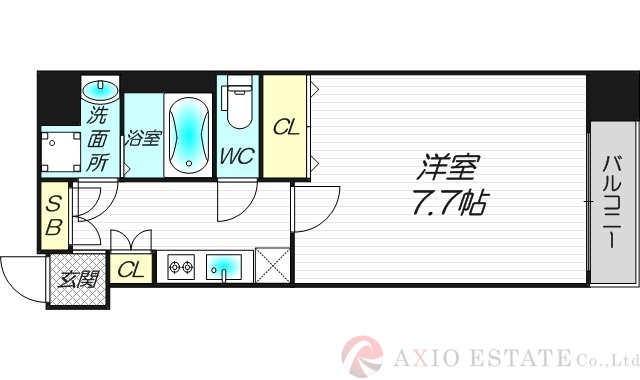 6階の間取り図
