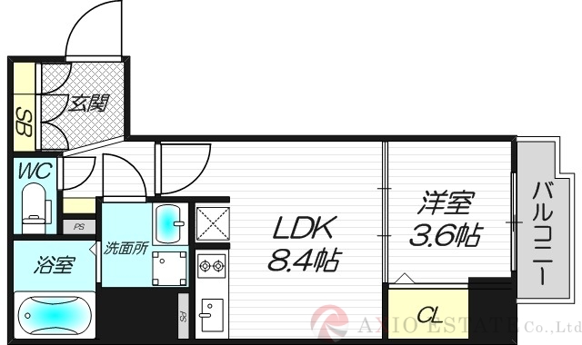 13階の間取り図