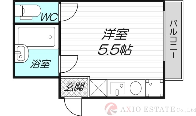 2階の間取り図