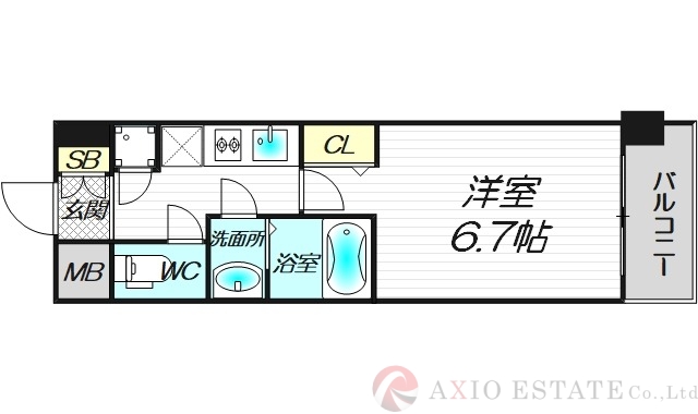 5階の間取り図