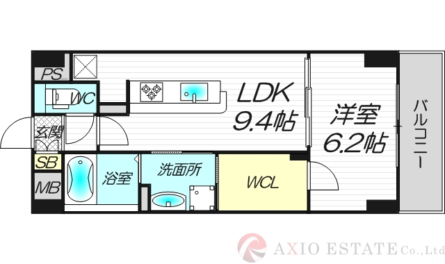 家具の配置がしやすい間取りになっております