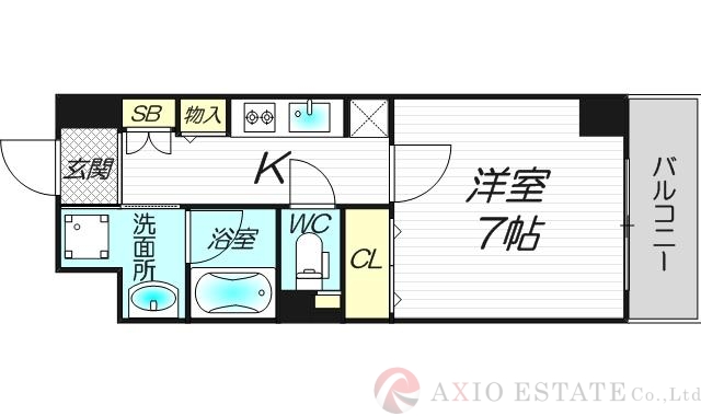 4階の間取り図