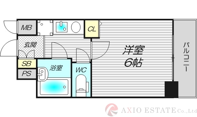 8階の間取り図