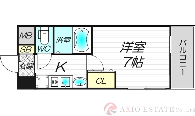 4階の間取り図