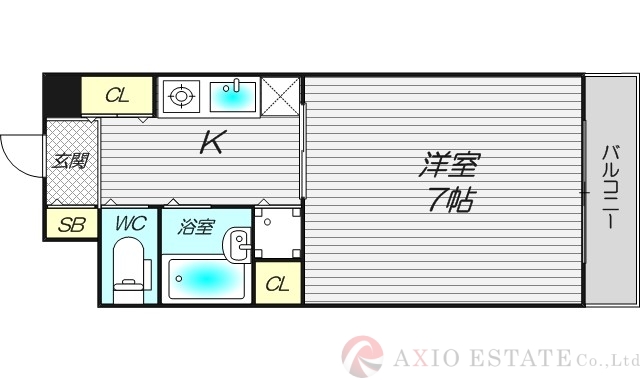 5階の間取り図