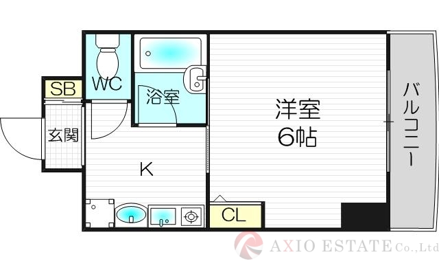 6階の間取り図
