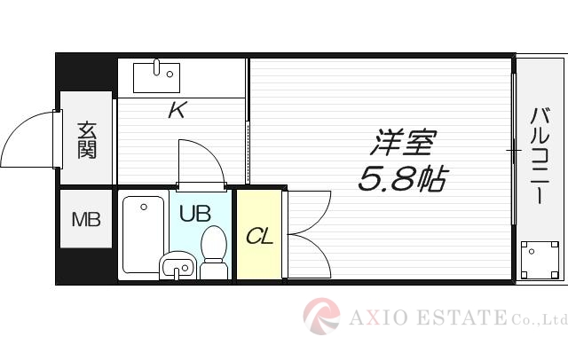 4階の間取り図