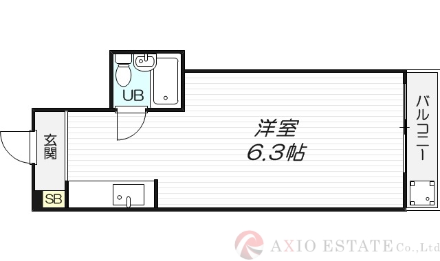 2階の間取り図