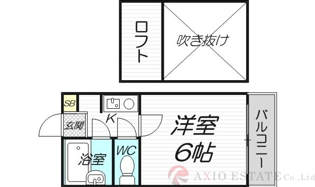 2階の間取り図