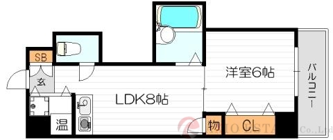 7階の間取り図