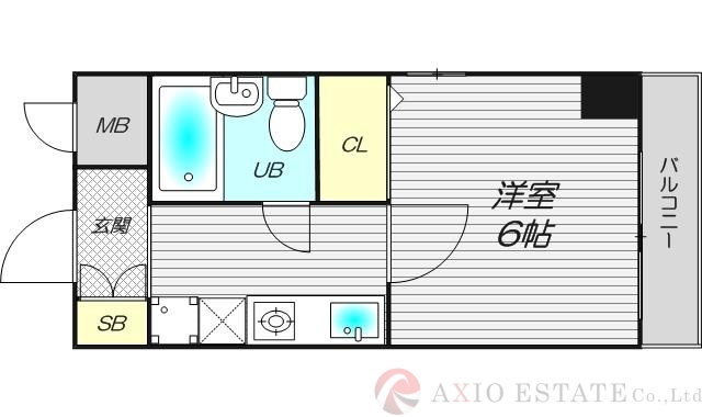 8階の間取り図