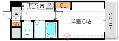 2階の間取り図