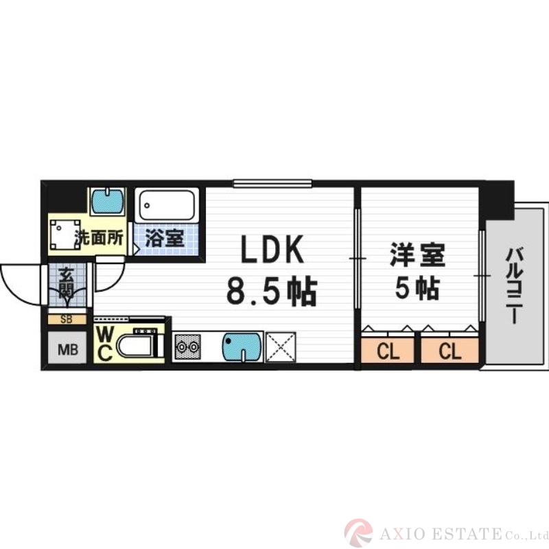 5階の間取り図