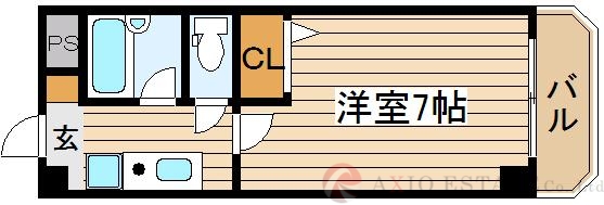 2階の間取り図