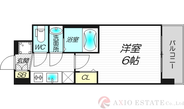 2階の間取り図