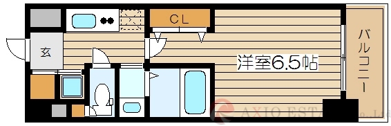 4階の間取り図