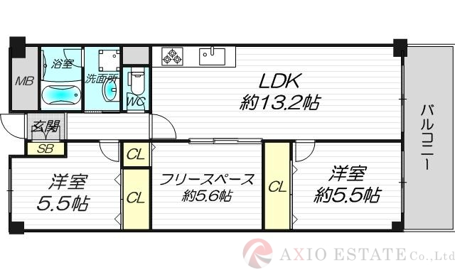 14階の間取り図