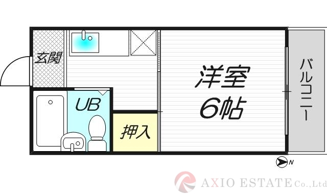4階の間取り図