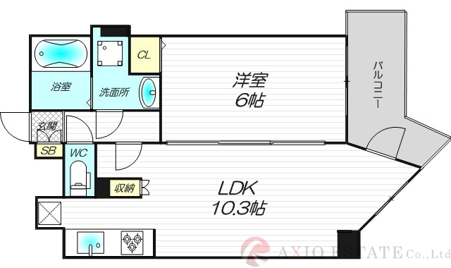 3階の間取り図