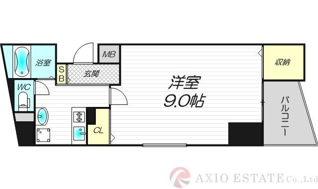 5階の間取り図