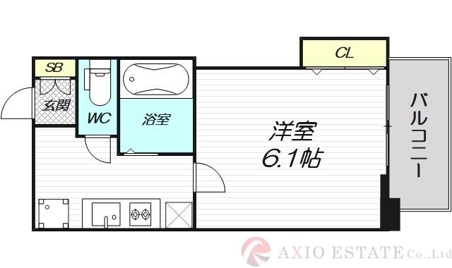 2階の間取り図