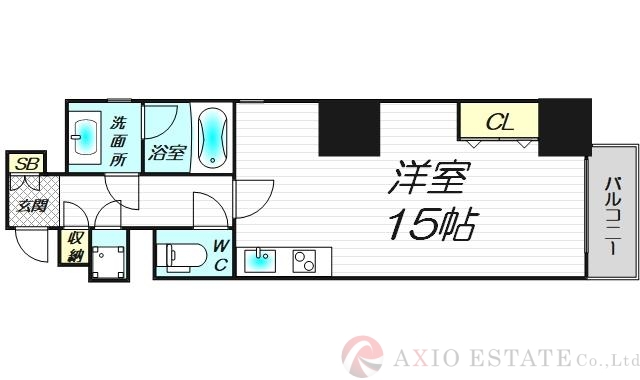 9階の間取り図