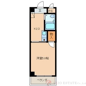 2階の間取り図
