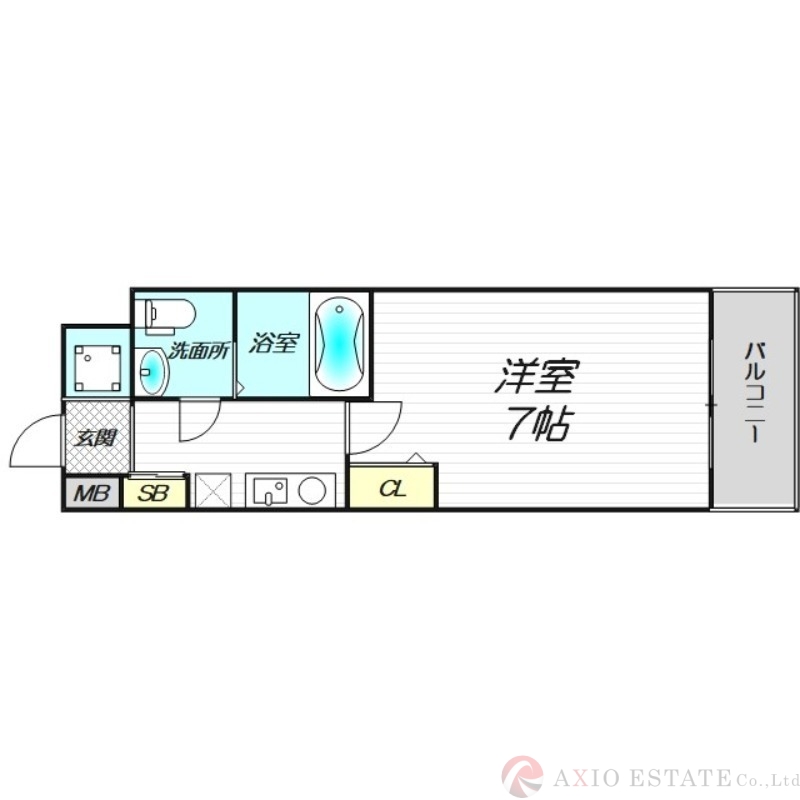 4階の間取り図