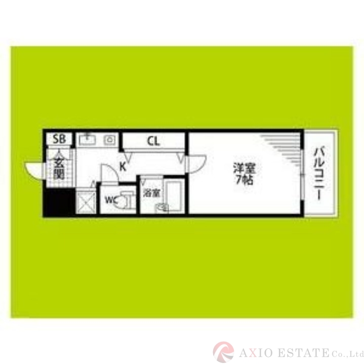 2階の間取り図