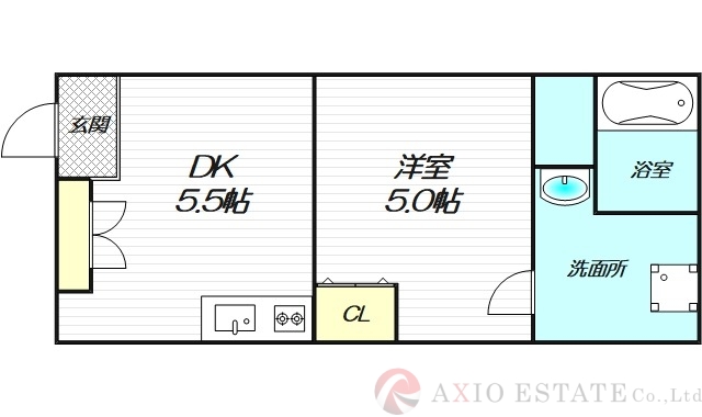 1階の間取り図