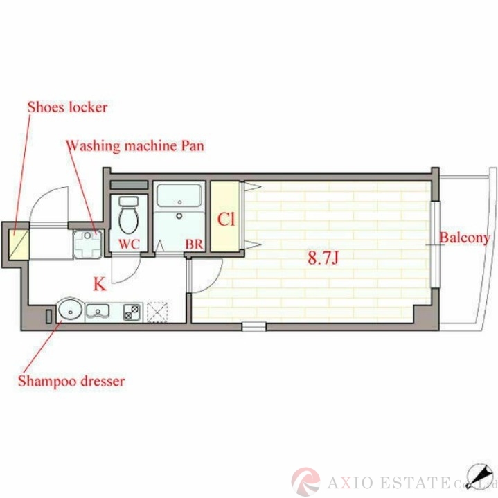 3階の間取り図