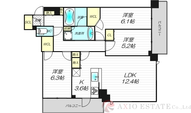 39階の間取り図