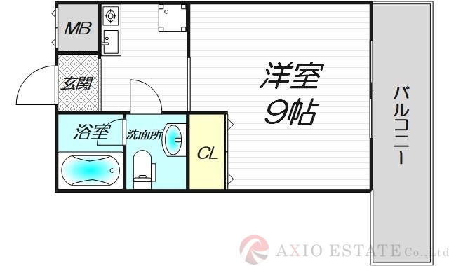 8階の間取り図