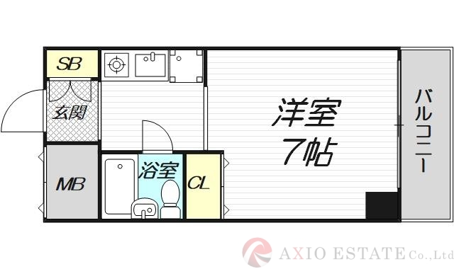8階の間取り図