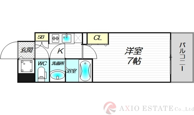 3階の間取り図