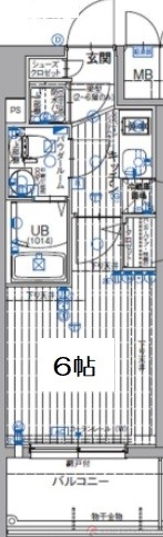 8階の間取り図