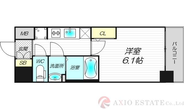 9階の間取り図