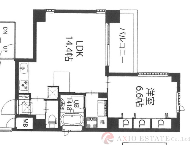 8階の間取り図