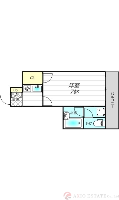 2階の間取り図