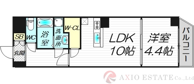 9階の間取り図