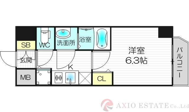 11階の間取り図