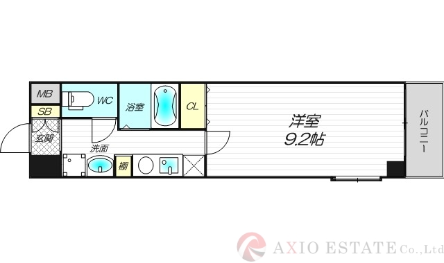 2階の間取り図